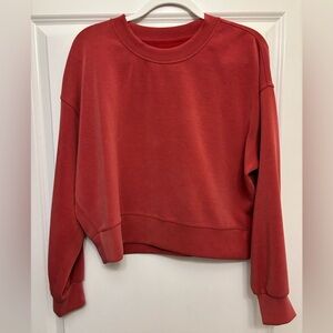 Lululemon Perfectly oversized Softstreme crop crew